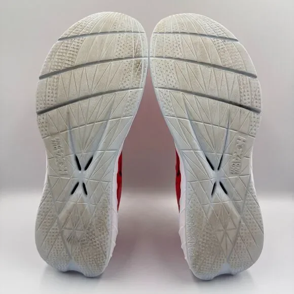 Hoka One One Carbon X 2 Men's Size 12.5 D Red White Running Shoes Sneakers - Picture 7 of 8